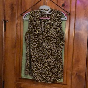 Banana republic cheetah tank